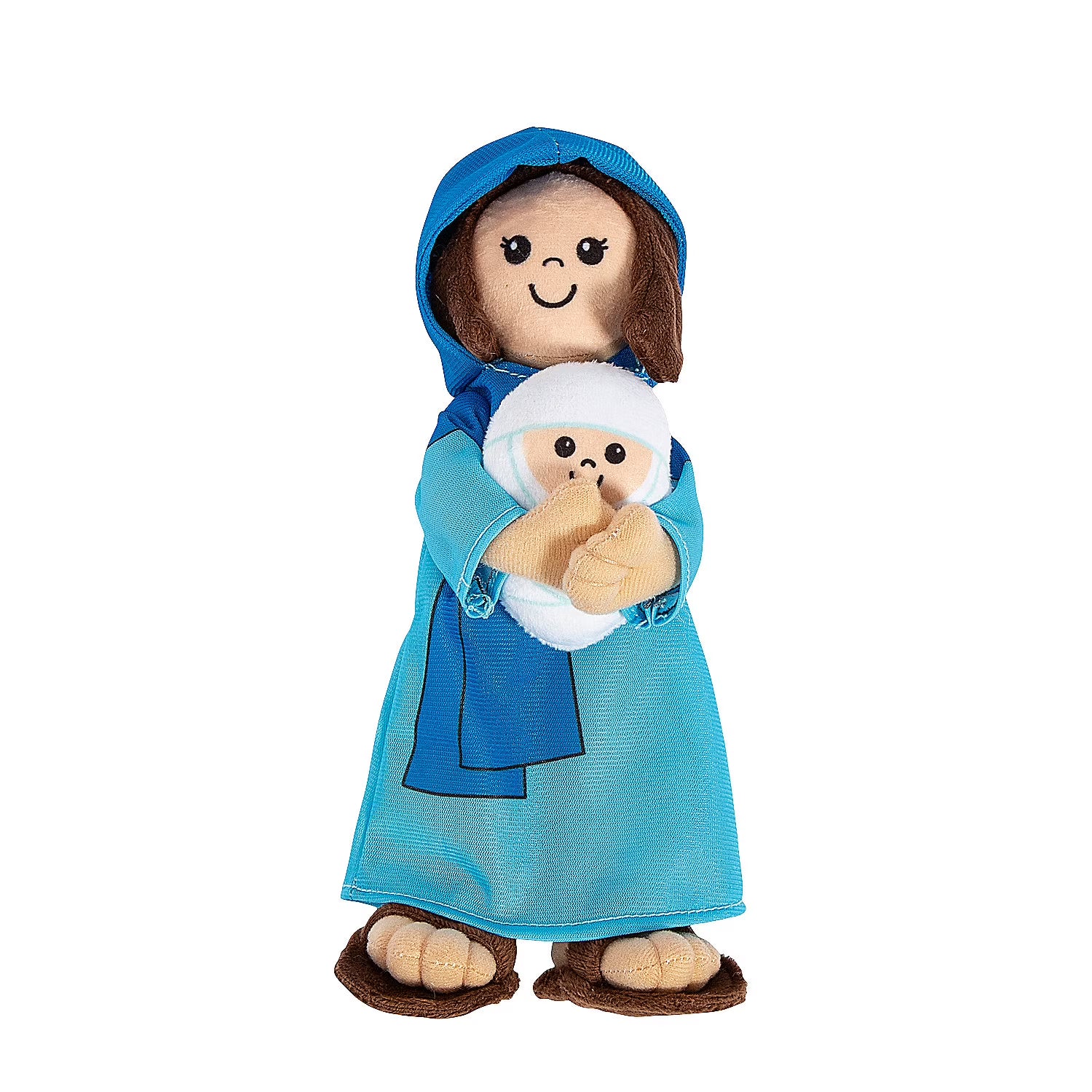 Christmas Nativity Stuffed Mary with Baby Jesus J56637