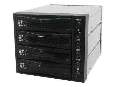 3x5.25x22 to 4x3.5x22 SAS/SATA Hot-Swap Cage V159216