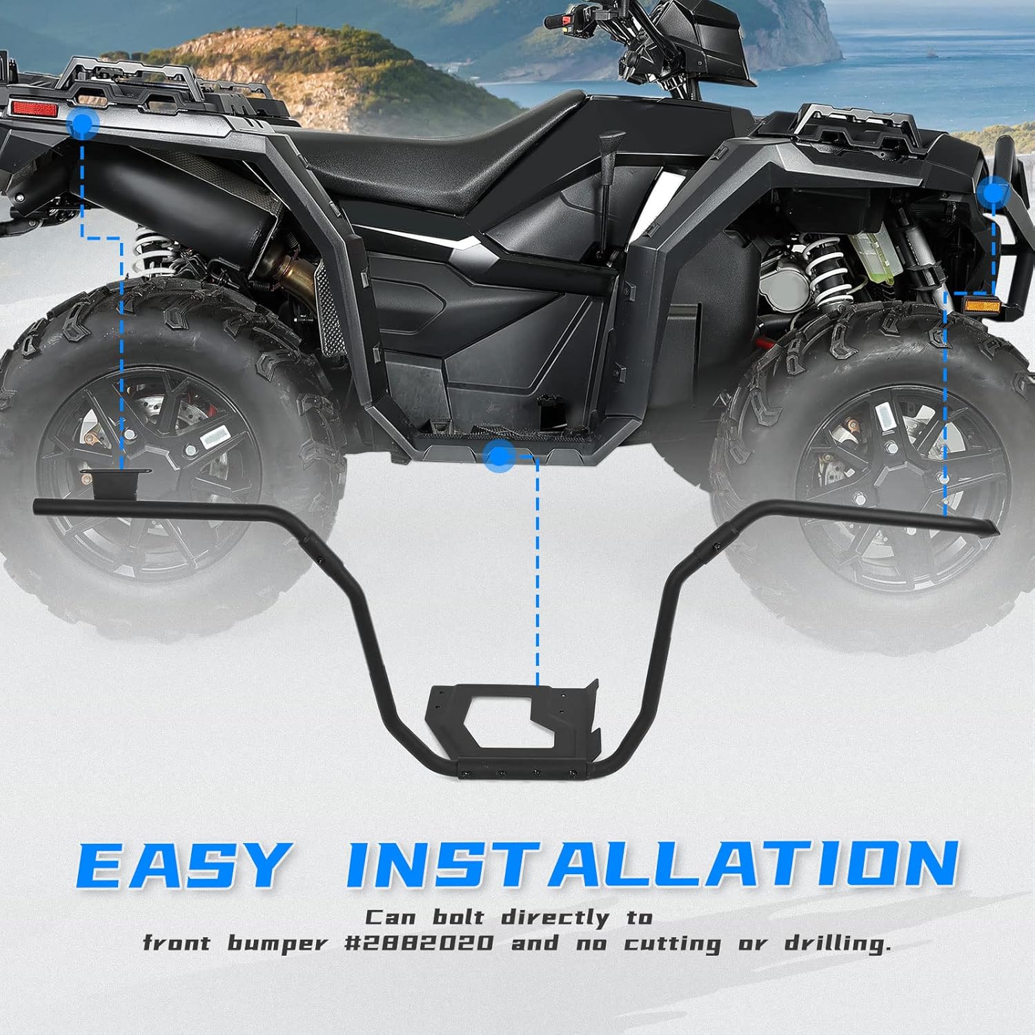 ATV Side Bumper Protection Frame L410113