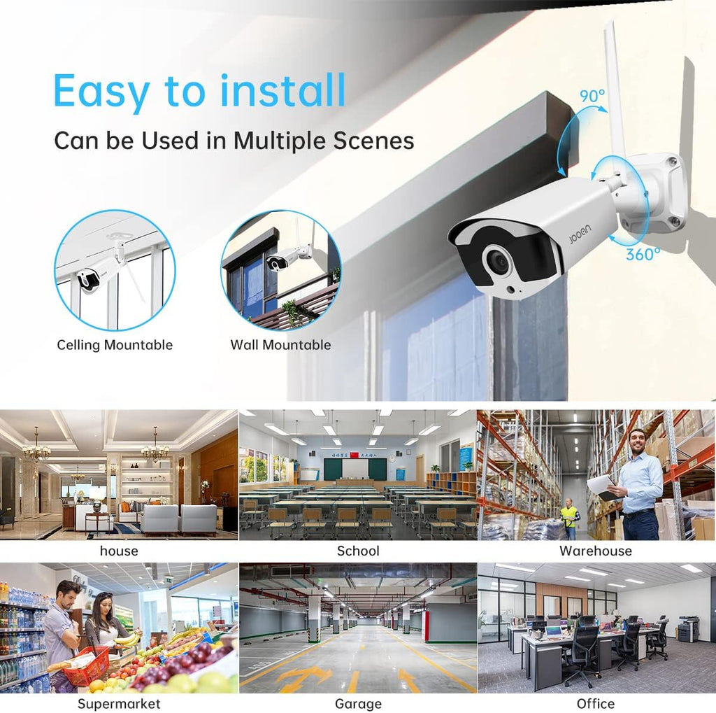 3MP Wireless Security Camera System with Audio B387968