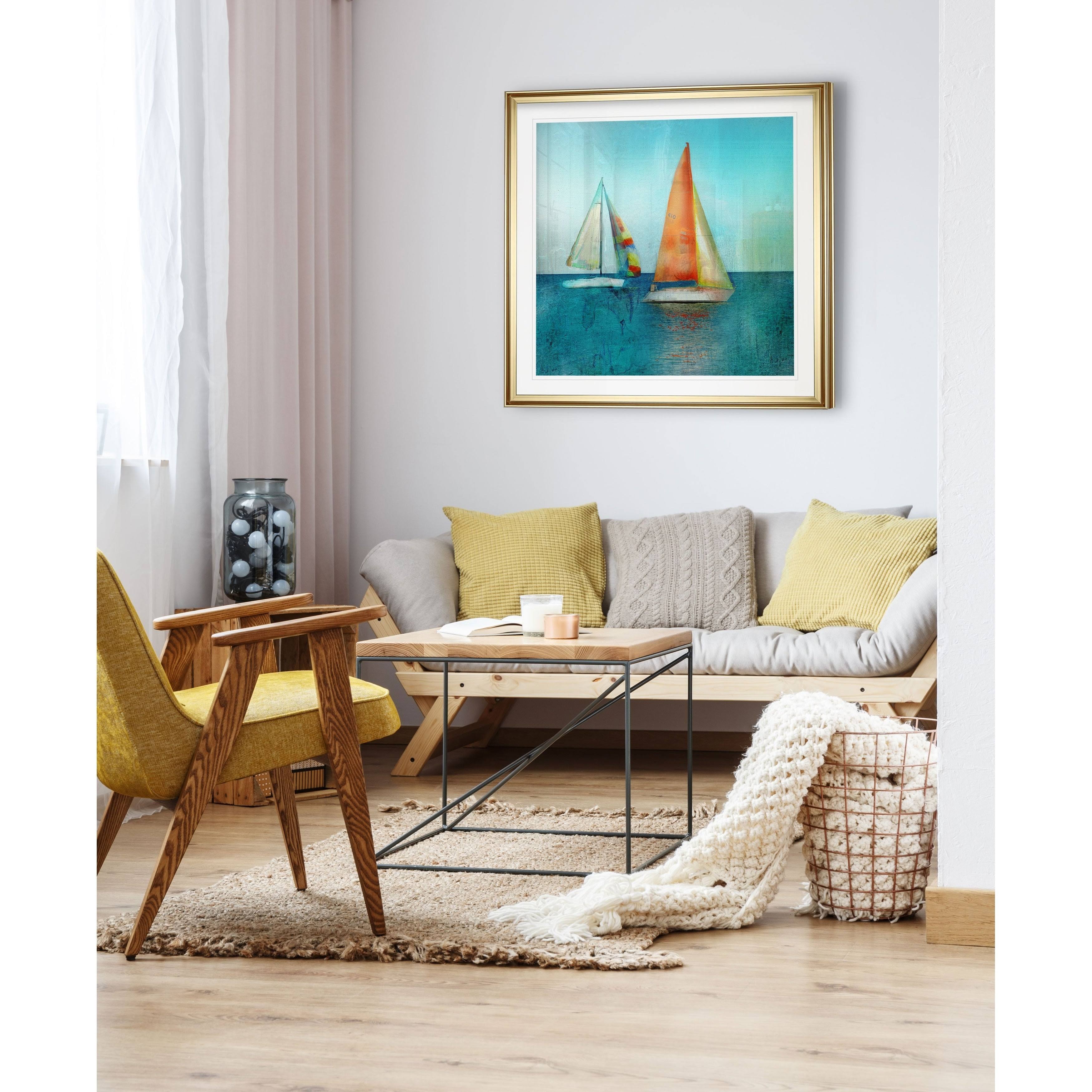 Framed Giclee Print 34x34 T432