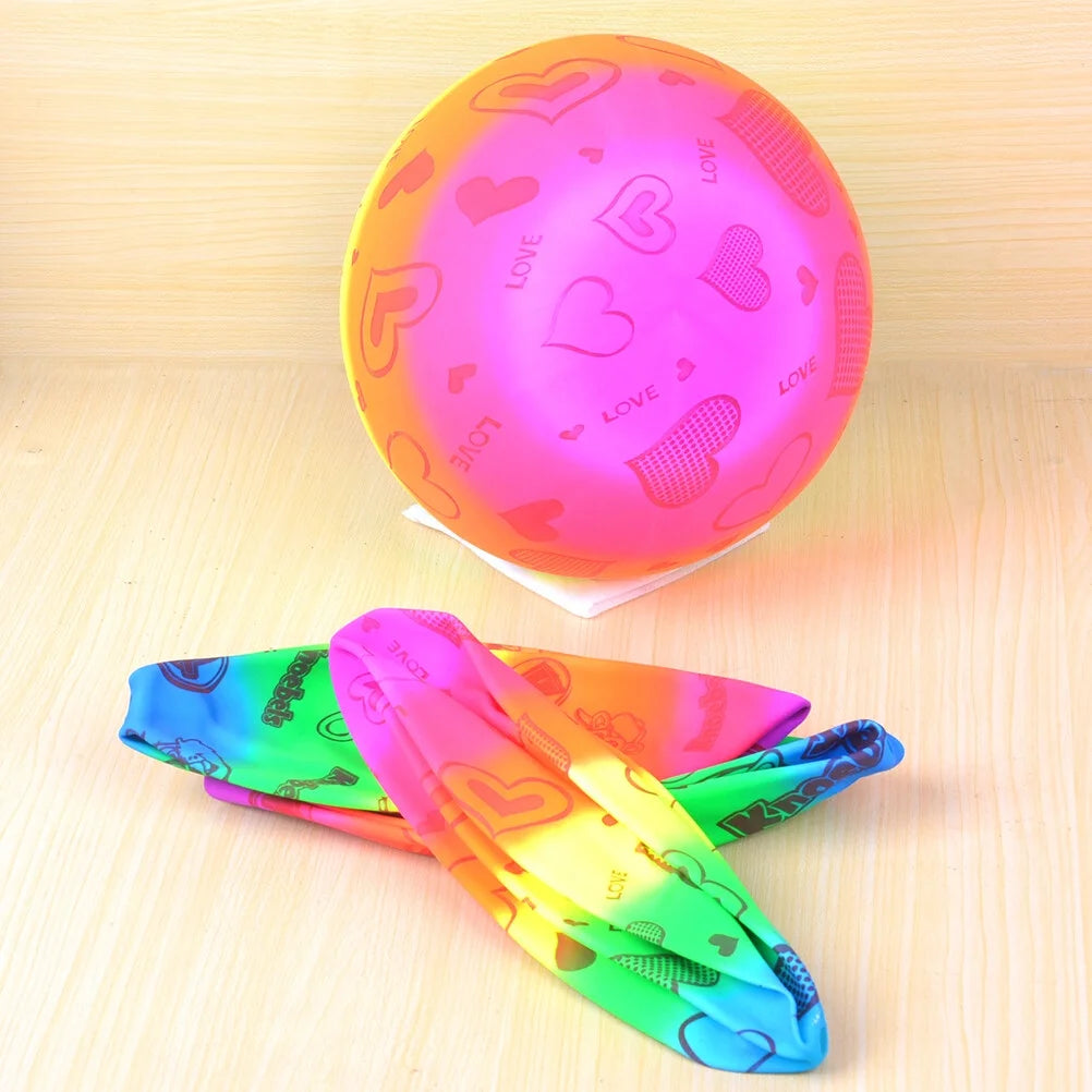 3pcs Inflatable Beach Volleyball Toys Rainbow Volleyball Balls G86183