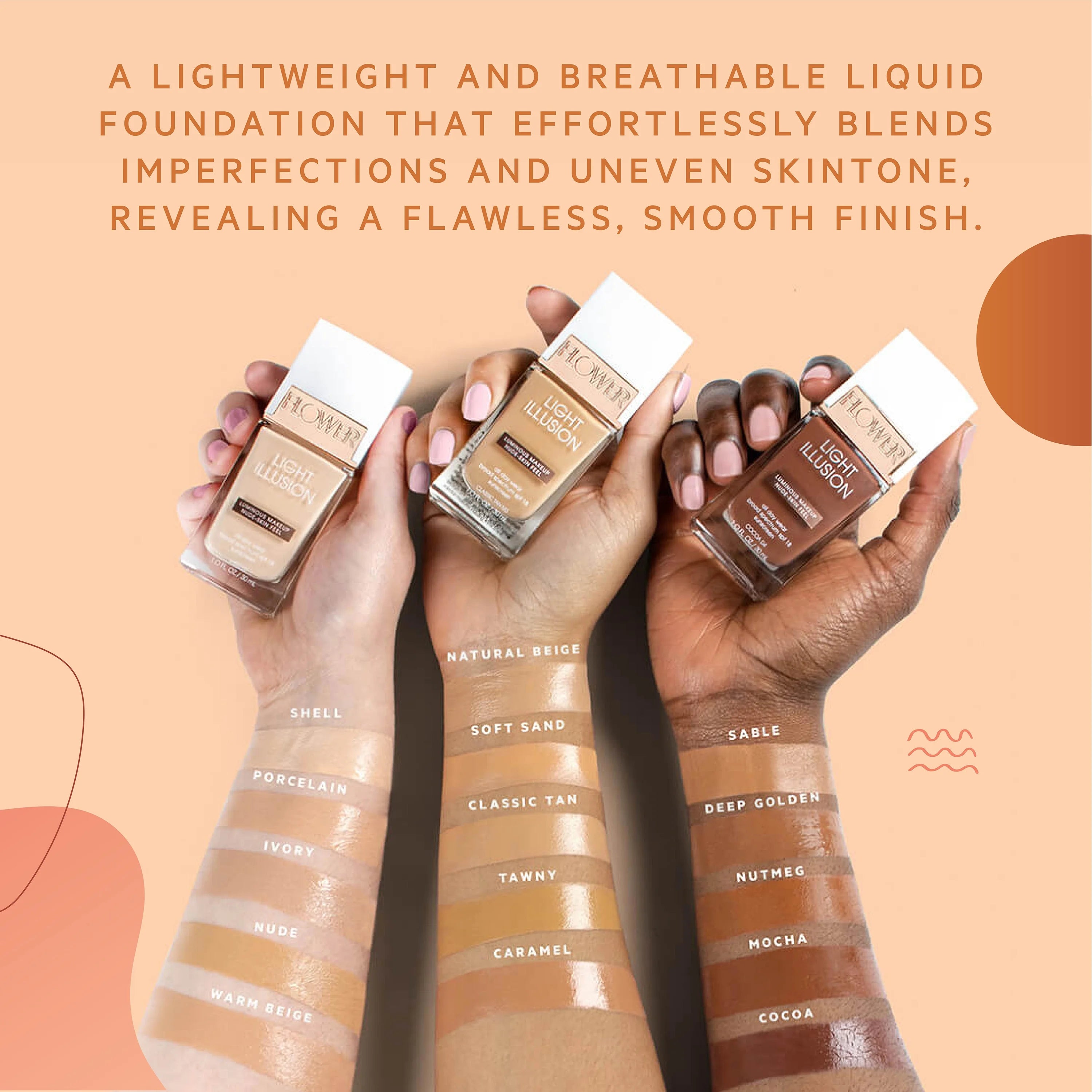 Porcelain Light Illusion Foundation D956