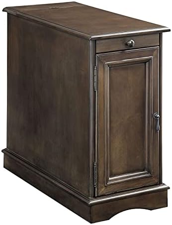 Cherry Wood Storage End Table X385217