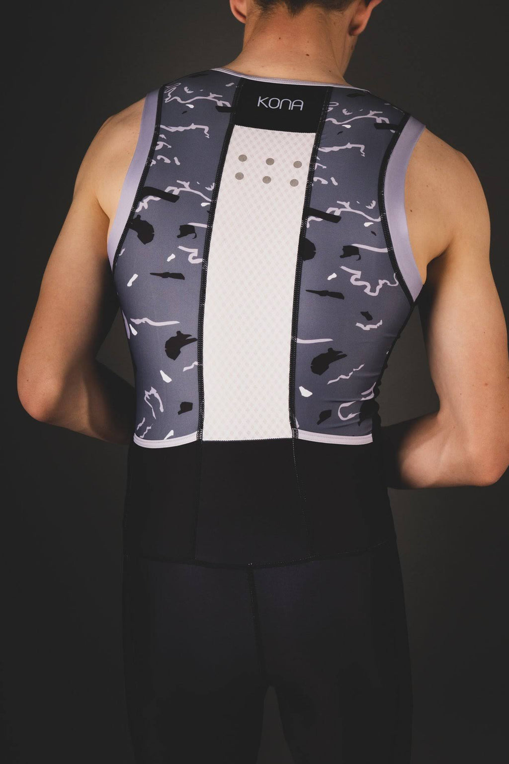 Aqua Camo Navy Camo Large Triathlon Race Suit X6094