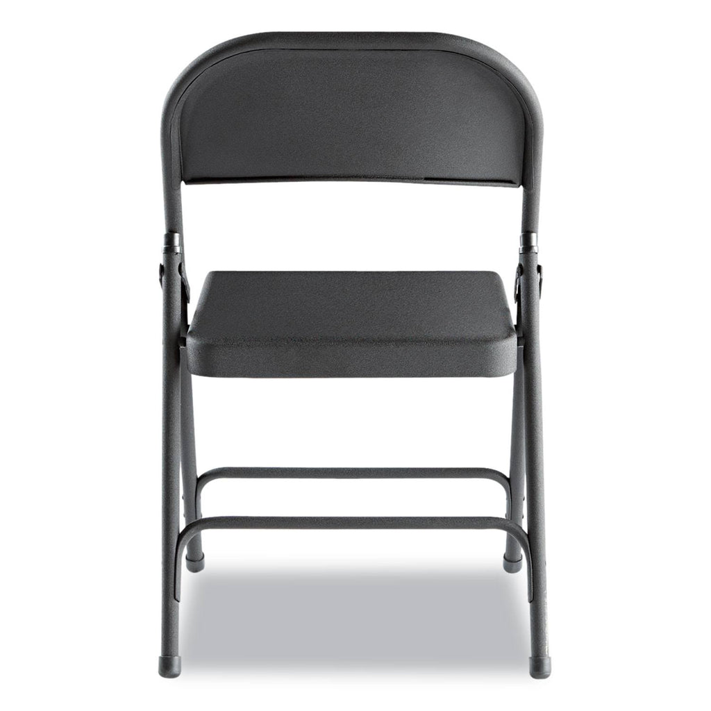 Graphite Steel Folding Chair, 4/Carton M1508