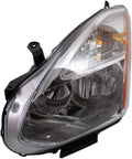 2009 2010 NISSAN ROGUE Headlight Assembly Driver Side with Bulbs E4080