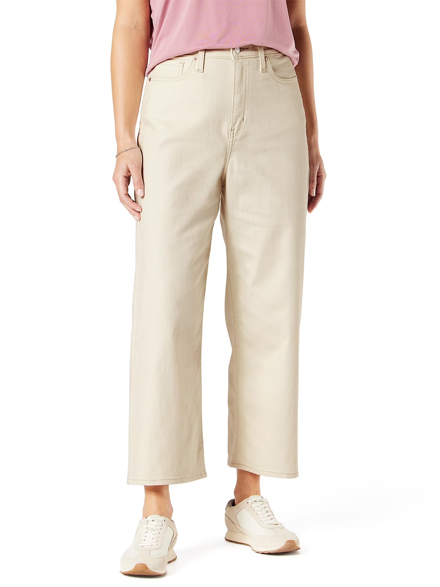 Women Heritage High Rise Loose Crop Jeans D55457