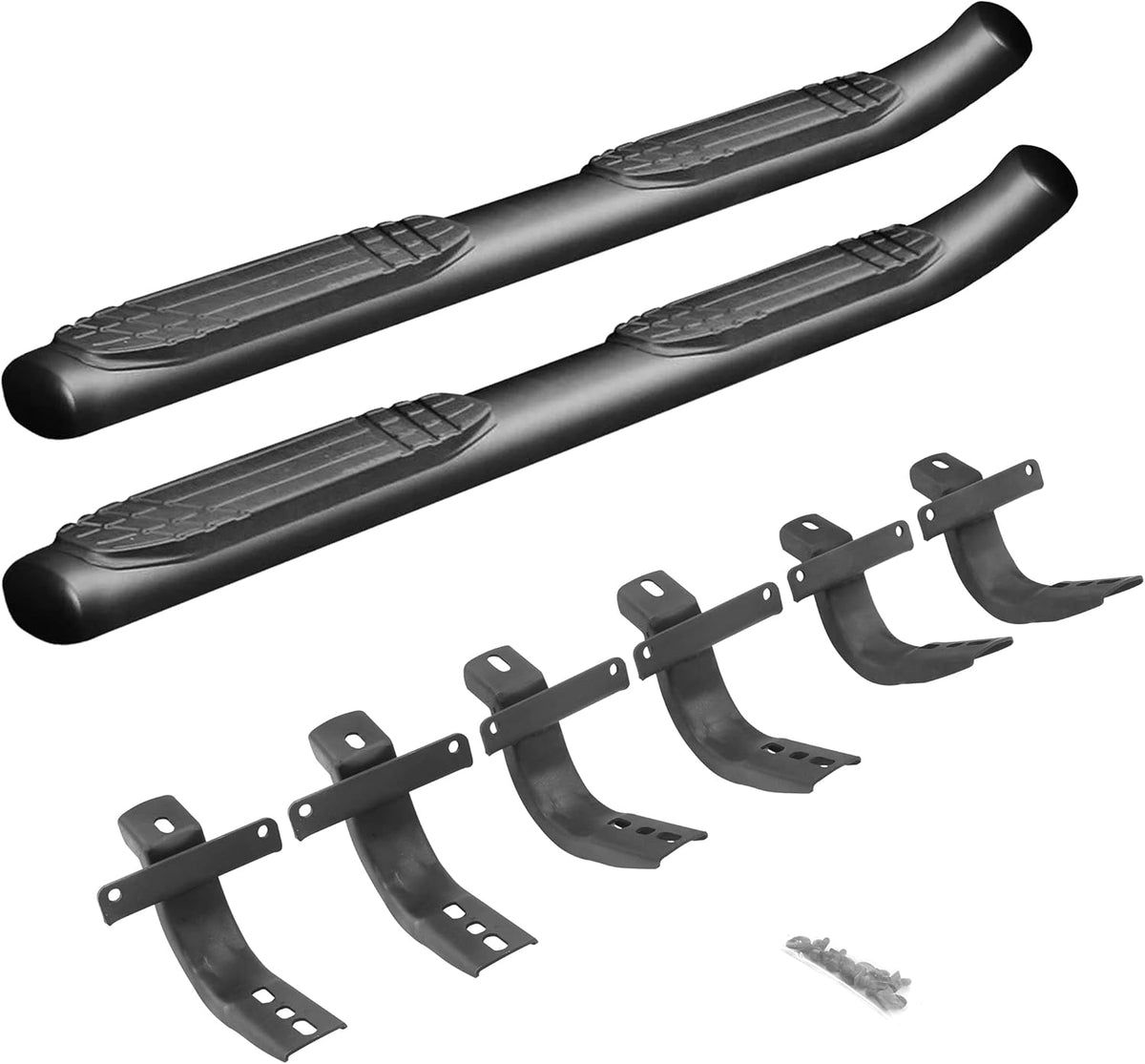 Textured Black Side Step I223