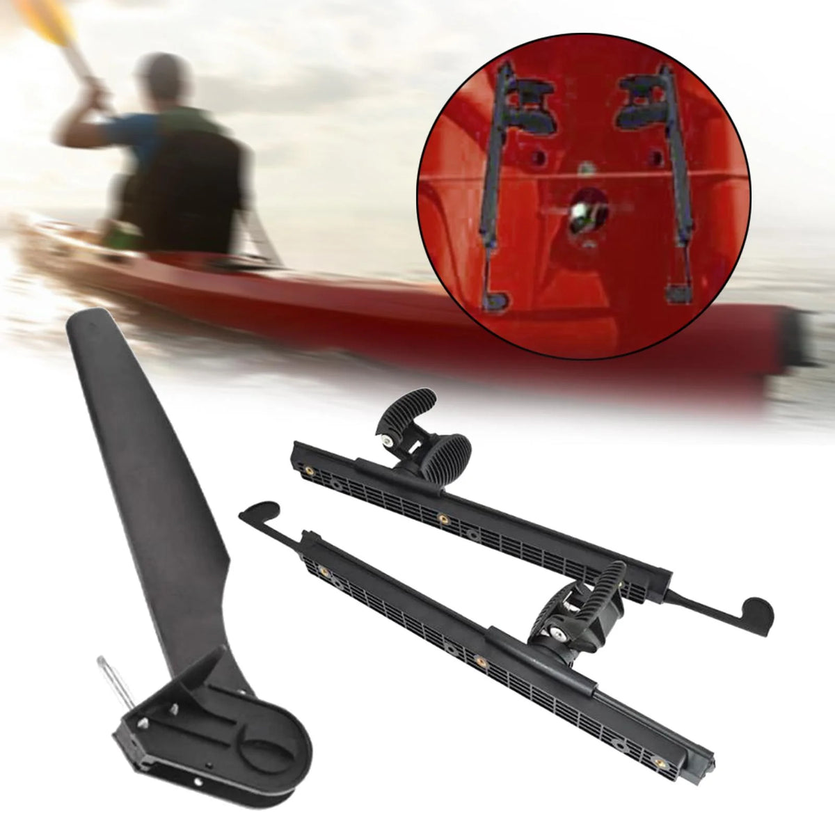 Nylon Kayak Foot Pegs Boat Parts D890