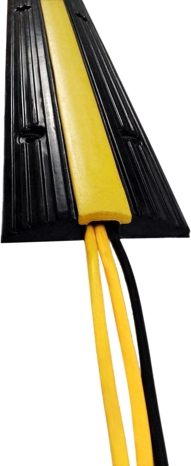Pack of 2 Rubber Cable Protector Ramps A387