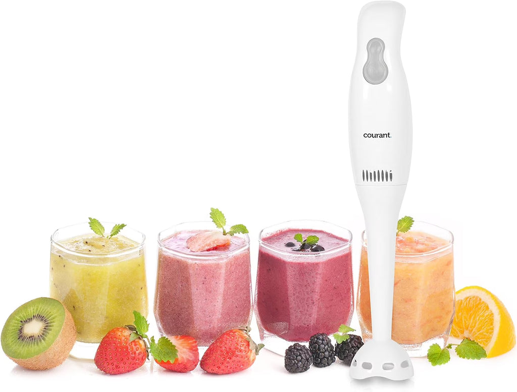 White Immersion Blender F2196