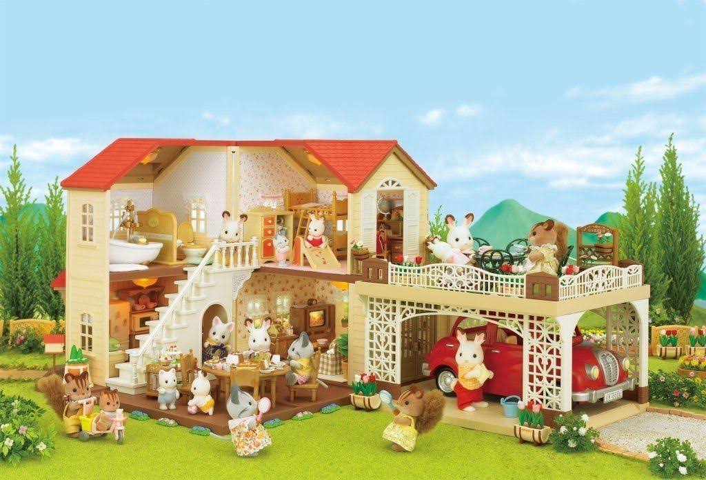 Large House with Carport Fence X3347