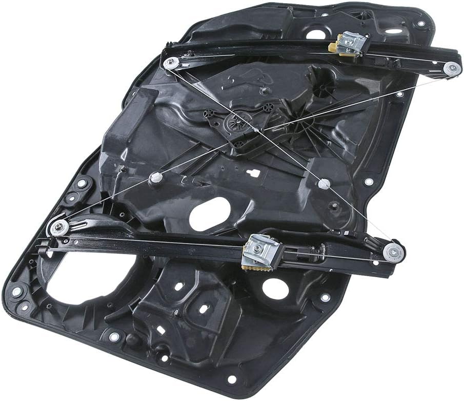 Power Window Regulator with Panel Compatible with Volkswagen Touareg 2011-2018 Front Passenger Side Pack of 2 W749