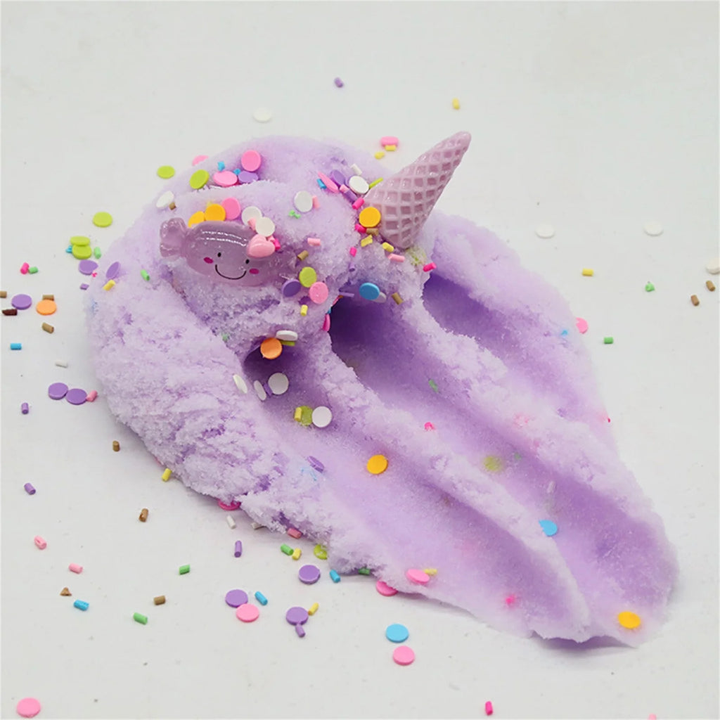 Scented Butter Slime Kit with Candy, Ice Cream, Fruit Charms G37639