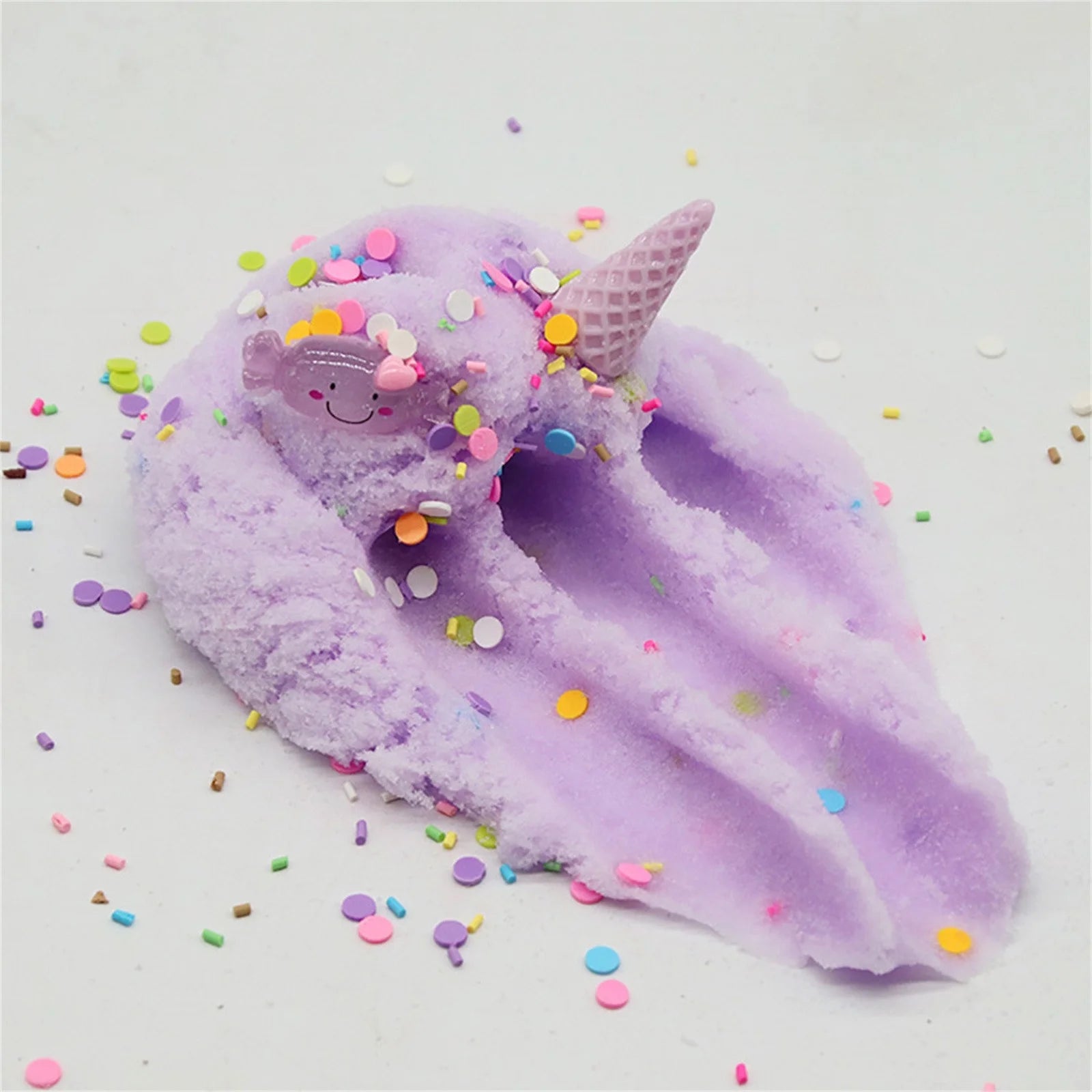 Scented Butter Slime Kit with Candy, Ice Cream, Fruit Charms G37639