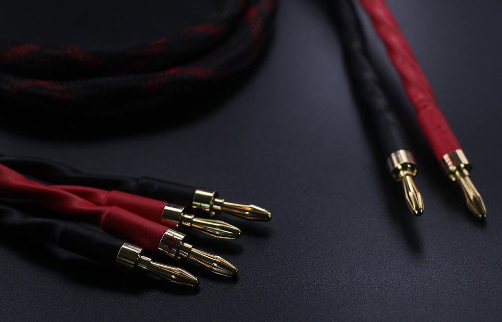 1.5M Bi-Wire Speaker Cable with Banana Plugs, Pack of 2 K560