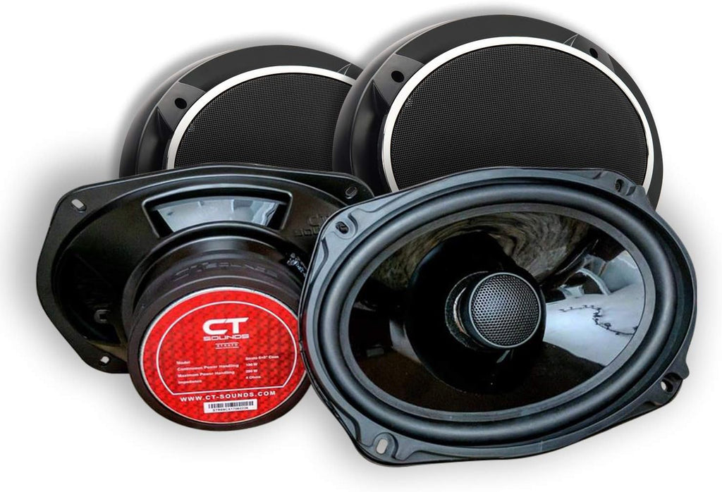 6x9” 320 Watt 2-Way Weatherproof Coaxial Car Speakers A68620