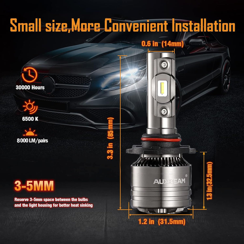 9005 HB3 LED Conversion Kit, 6500K Cool White, Pack of 2 O237