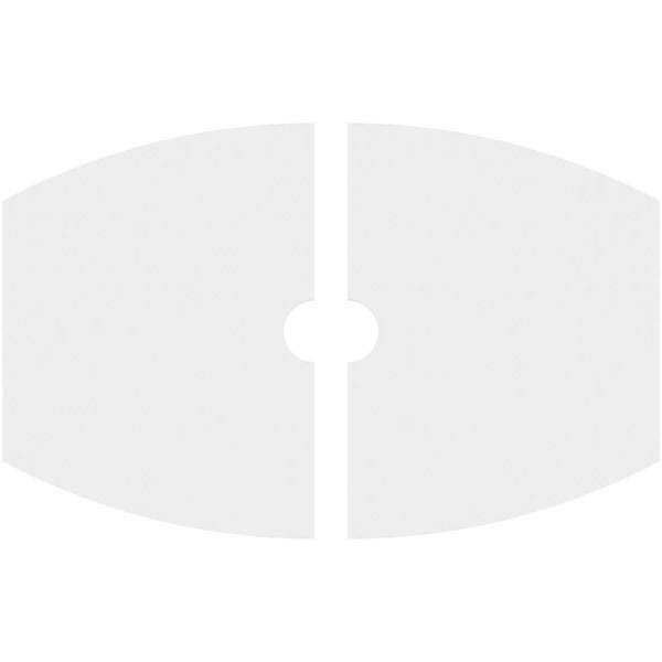 Contemporary PVC Ceiling Medallion Two Piece D444