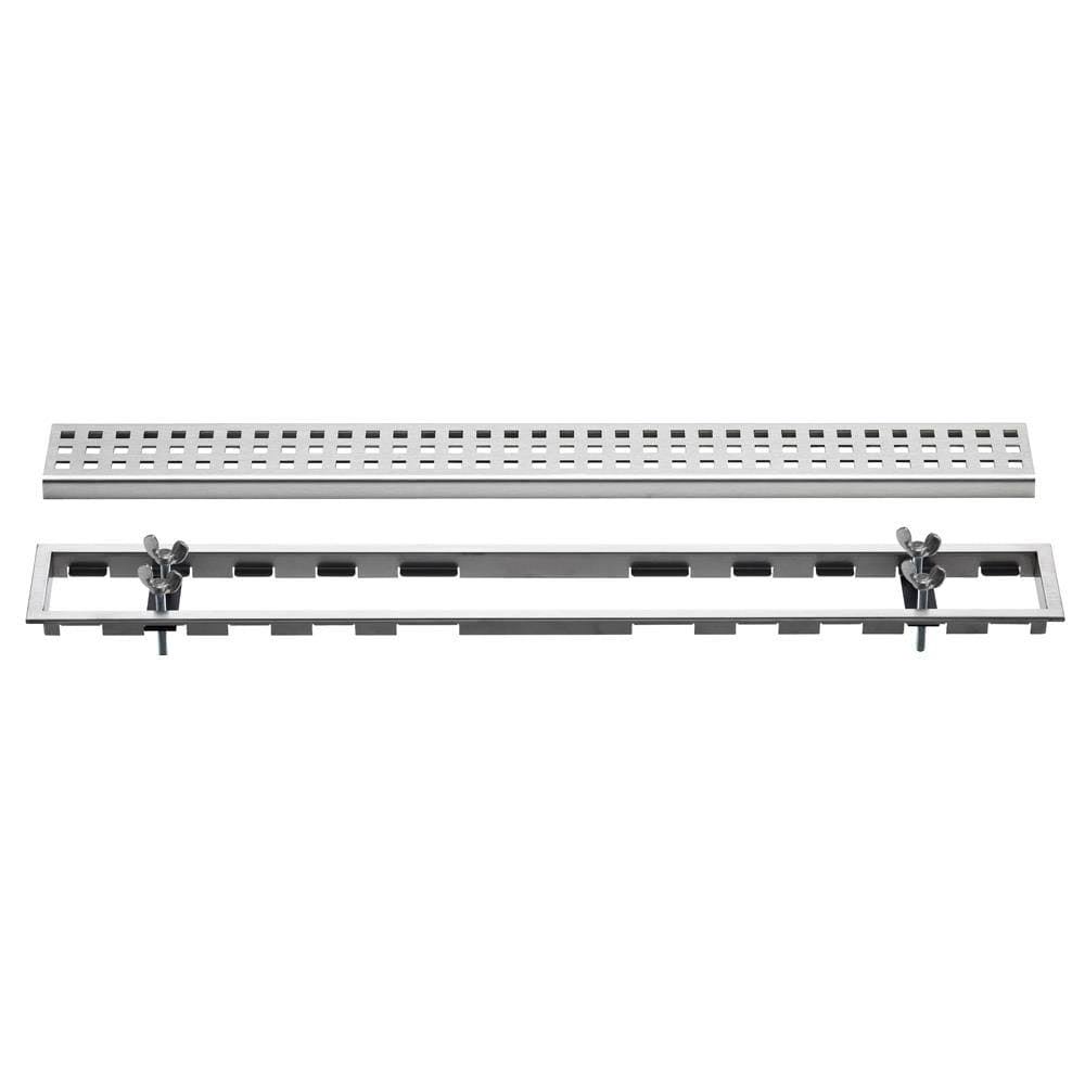 Brushed Stainless Steel Shower Drain I62311