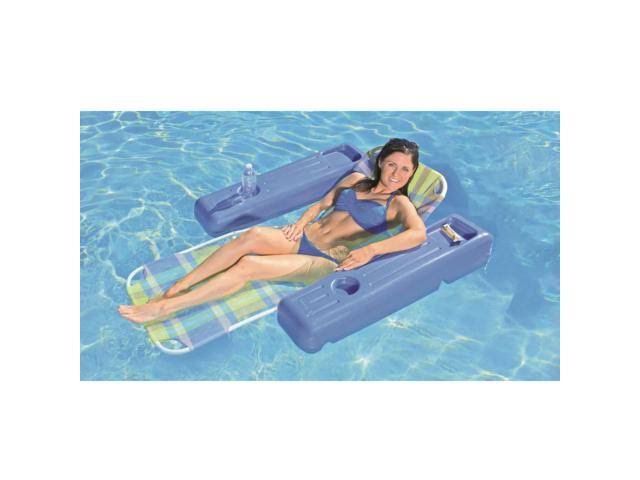 Caribbean Plaid Swimming Pool Lounge Float E496859