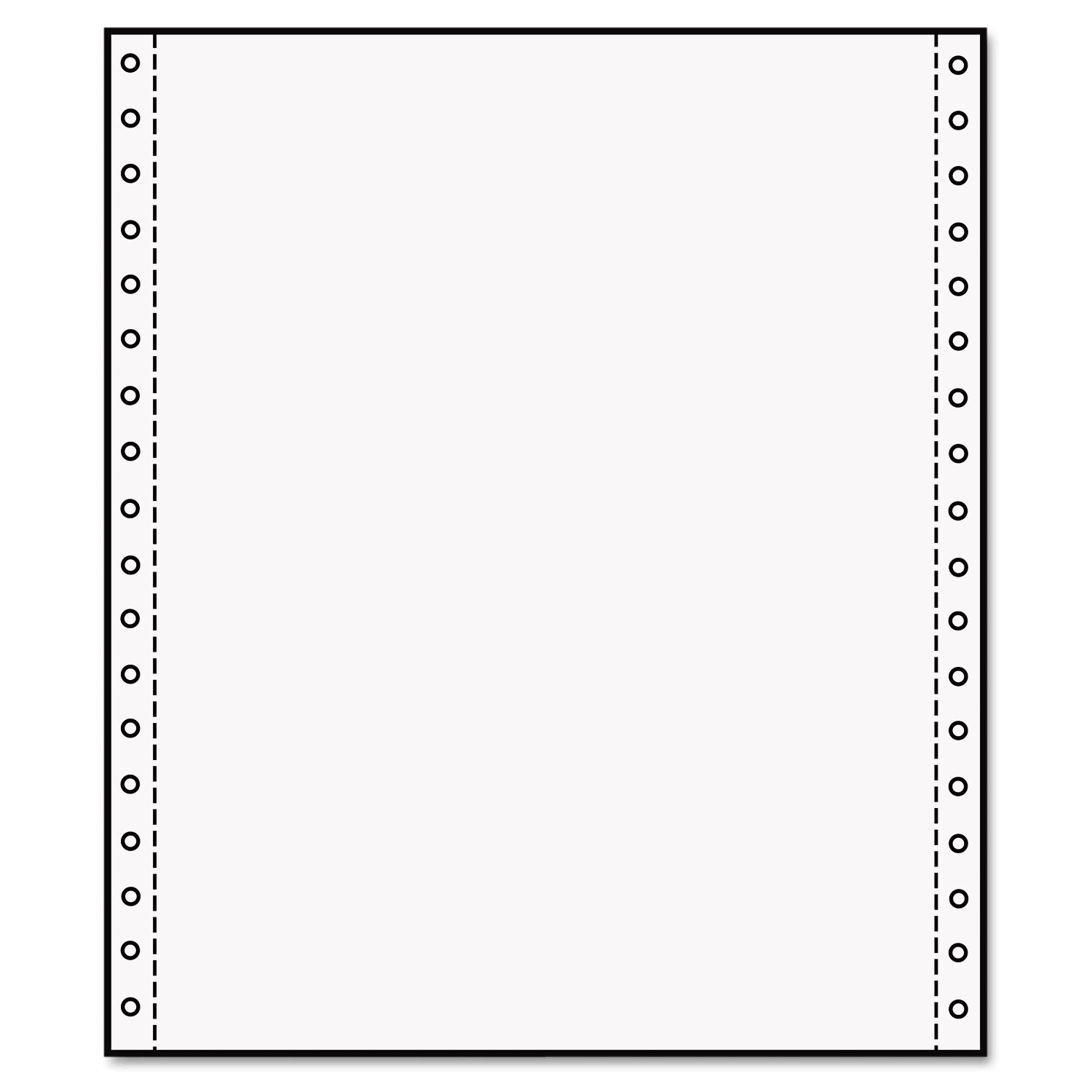 2-Part Carbonless Computer Paper 15lb 9-1/2 x 11 1800 R954