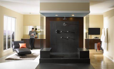 Chrome Vertical Spa Digital Control D45825