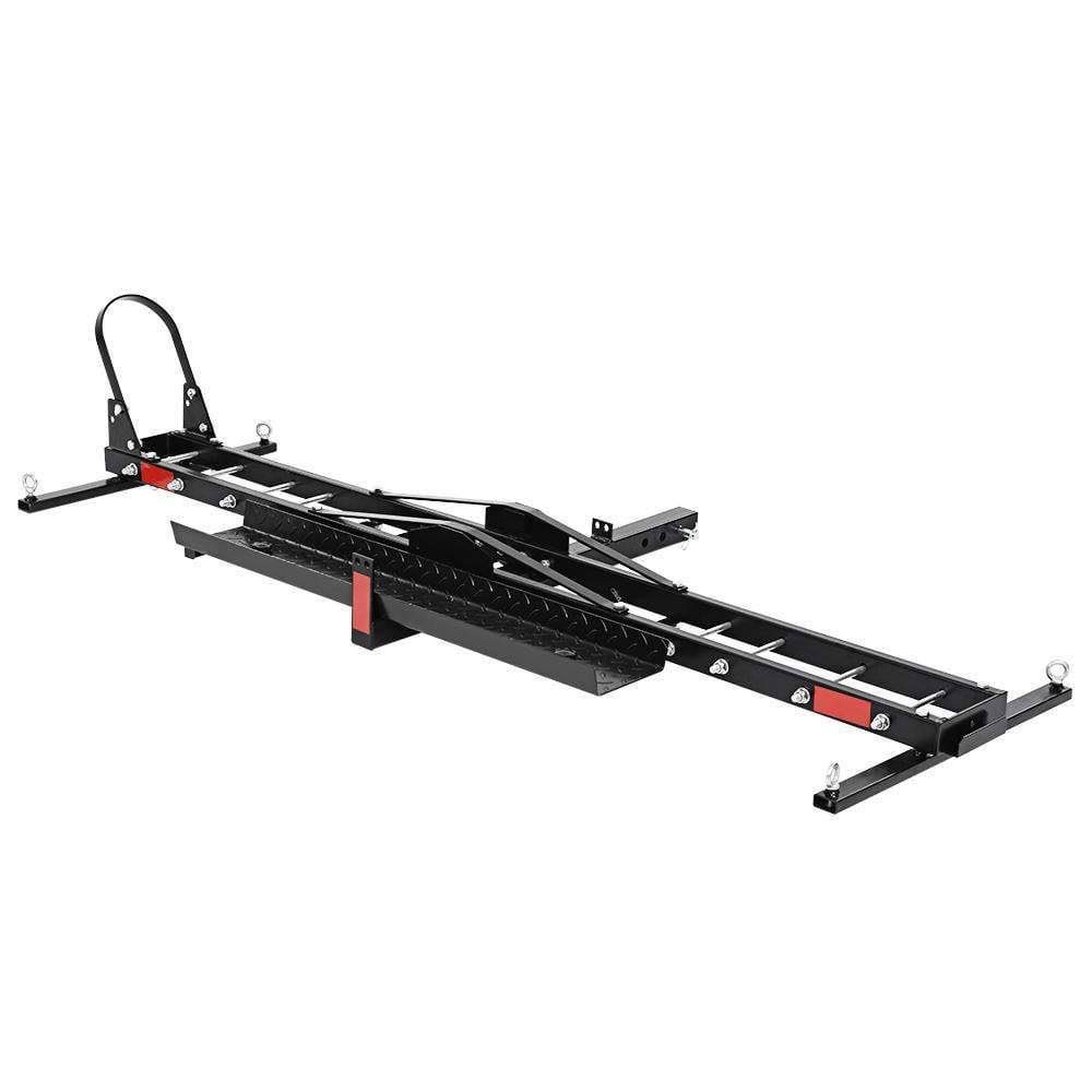 Motorcycle Carrier 2 Arms Rack Ramp Hitch Towbar X283927