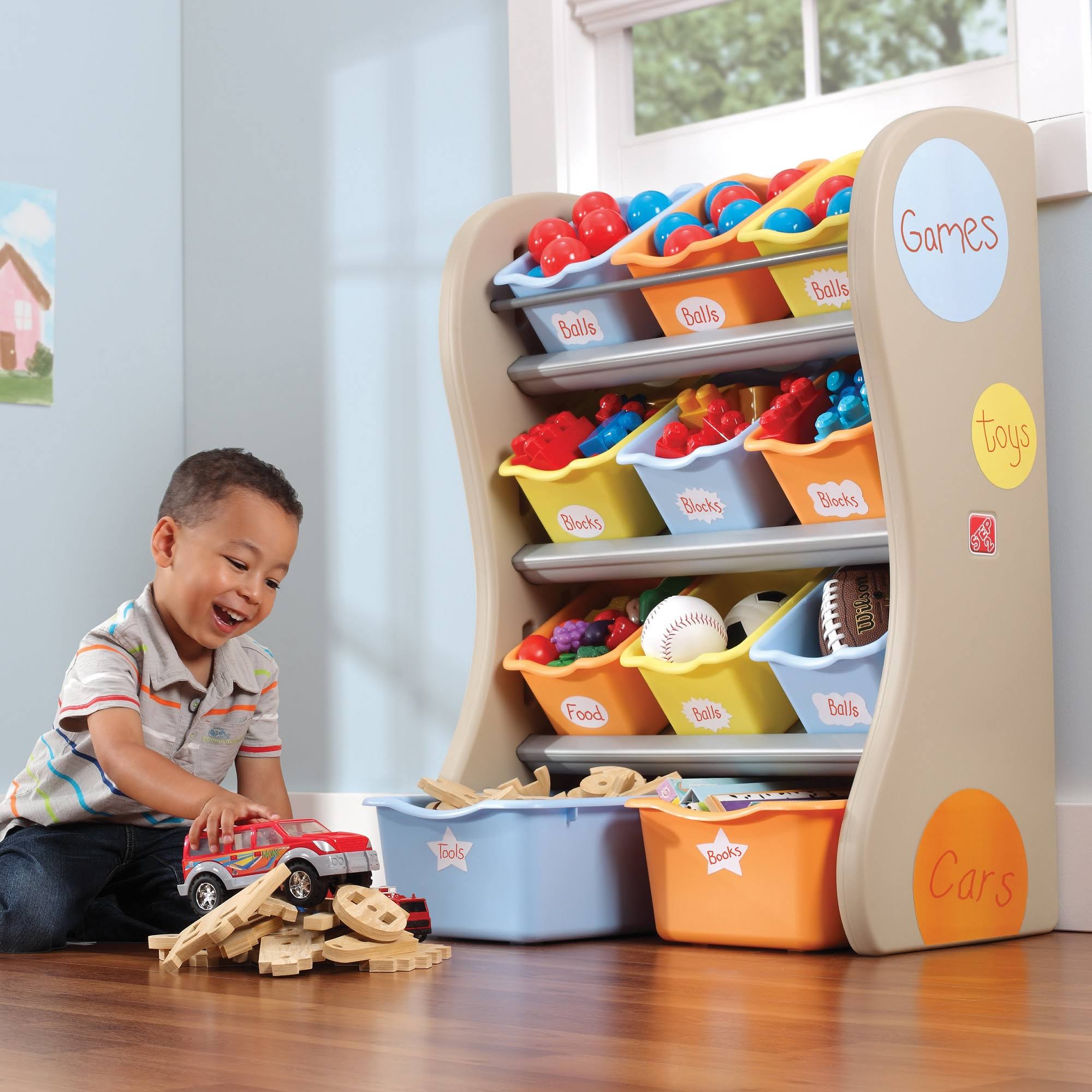 Tropical Toy Storage Bin J2966