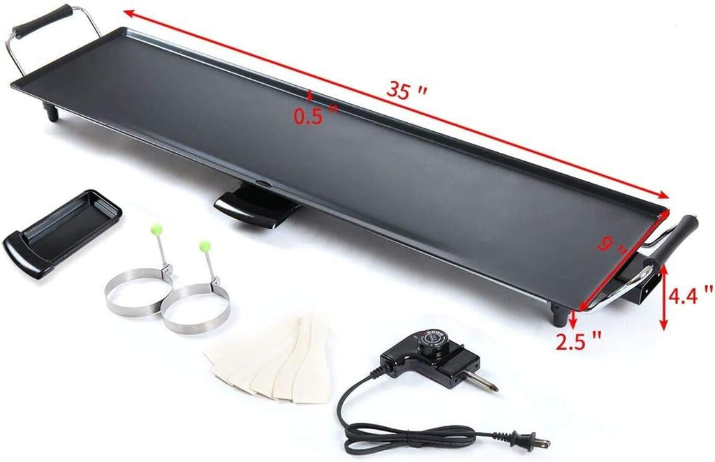 Electric Griddle Nonstick 1500 Watts 35x9 L692201