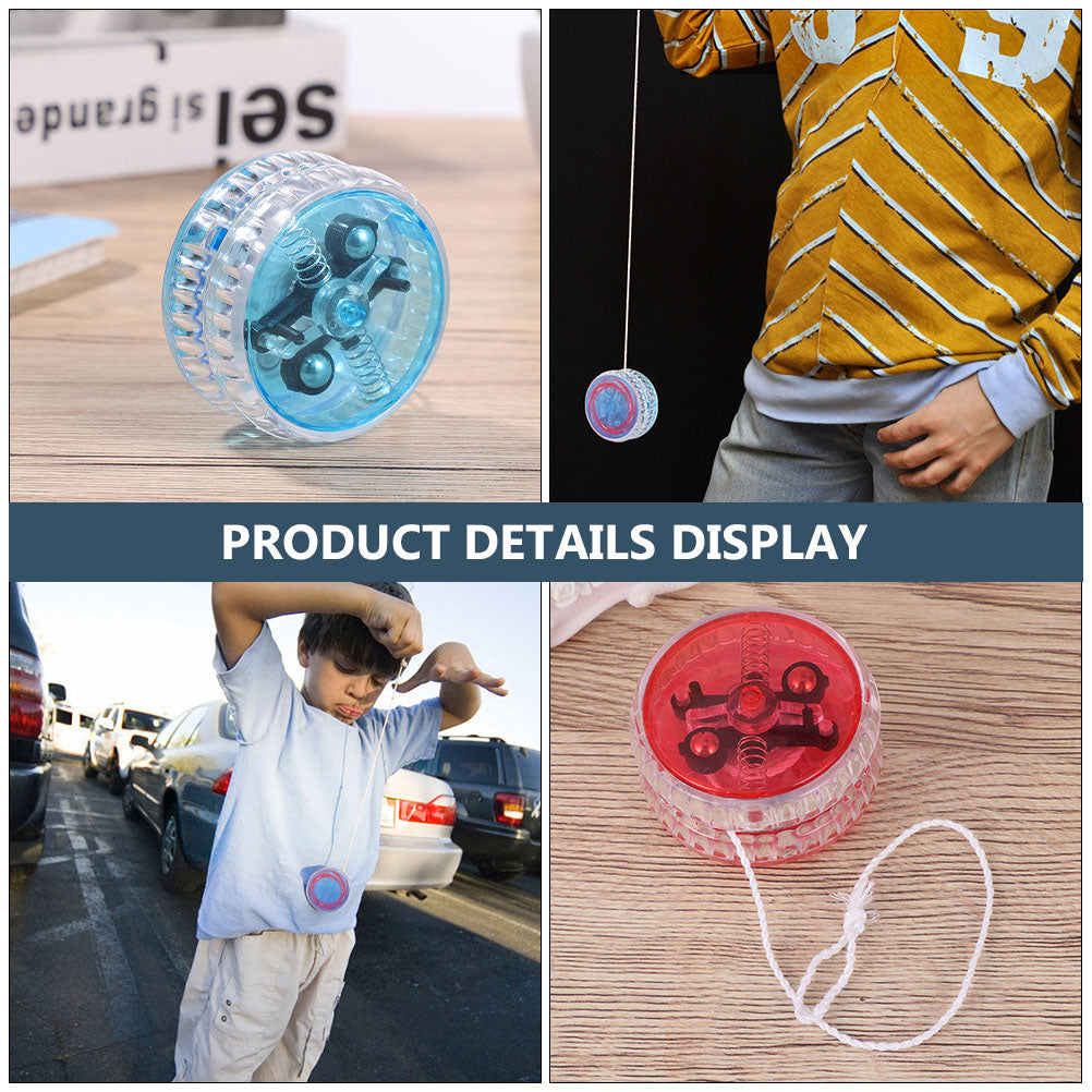 4pcs LED Light-Up Yoyo Toy for Beginner E367