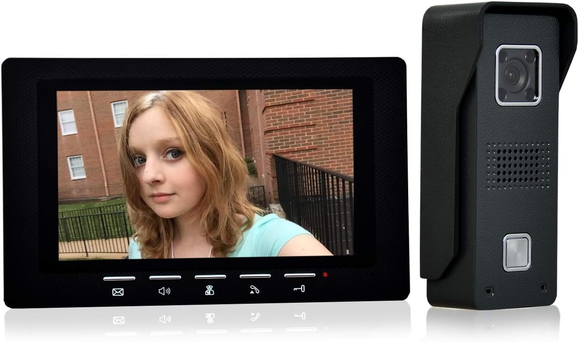 7 Inches Wired Video Door Phone System with IR Night Vision Camera V148761