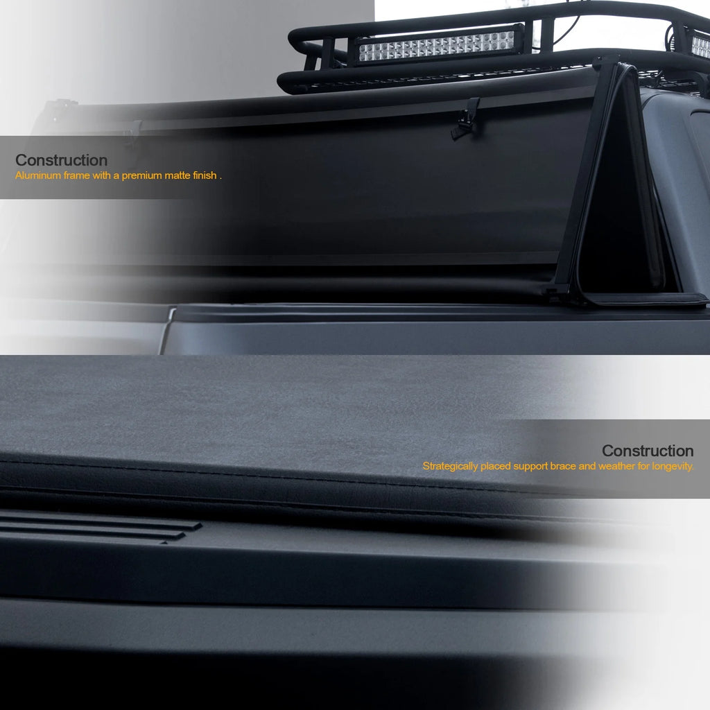 Soft Tri-Fold Tonneau Cover with Truck Bed LED Lights R91877