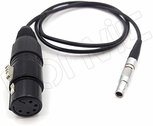 5 Pin Plug to Female XLR Connector Audio Cable Pack of 2 I2164