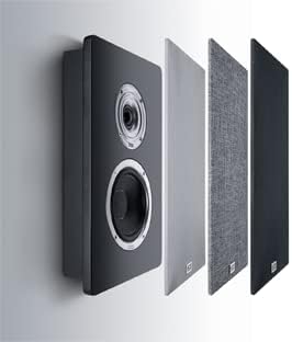 White 2-Way Wall Speaker Pair with Metal Wall Bracket K136380