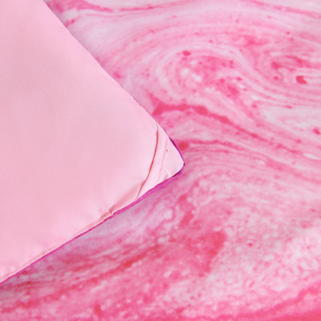 Gradient Abstract Marble Reversible Full/Queen Comforter Set, 3 Pieces Q79671