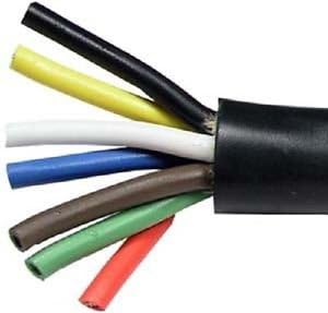 14 Gauge 7 Way Conductor RV Trailer Cable Cord D282