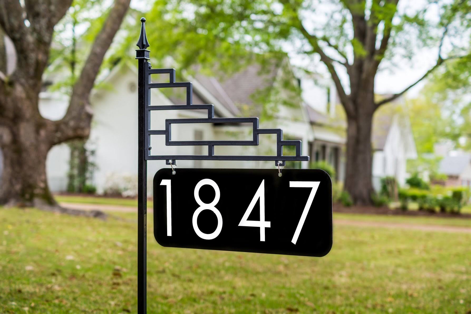 Reflective 911 Yard Address Sign S837