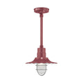 Satin Red Cord Hung Radial Wave Shade H745030