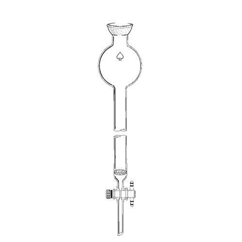 Chromatography Column with Plug F874